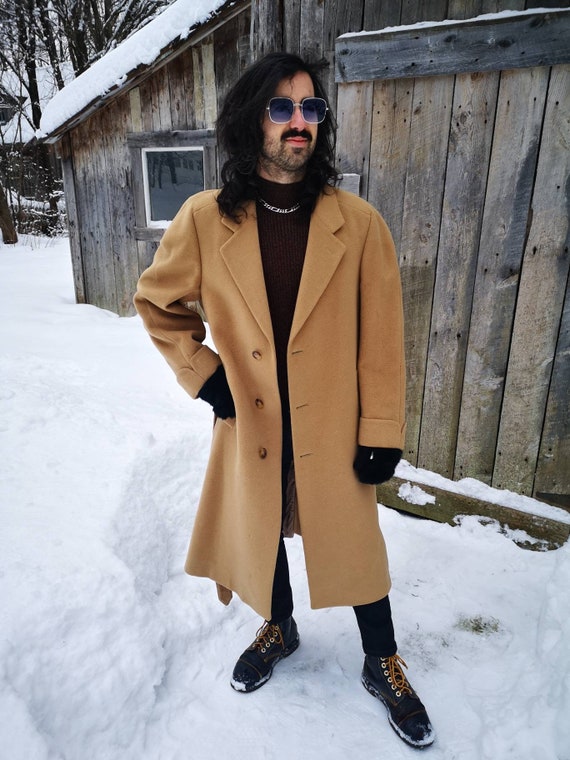 1970s Wool/cashmere Camel Coat - Etsy 