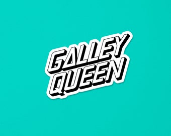 Galère Reine | Autocollant amusant de l’agent de bord | SomeFlyStuff