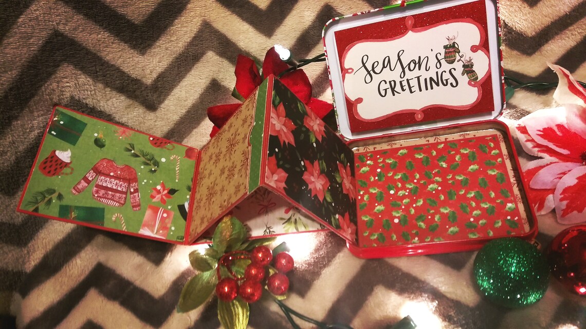 Gift card case mini album Etsy