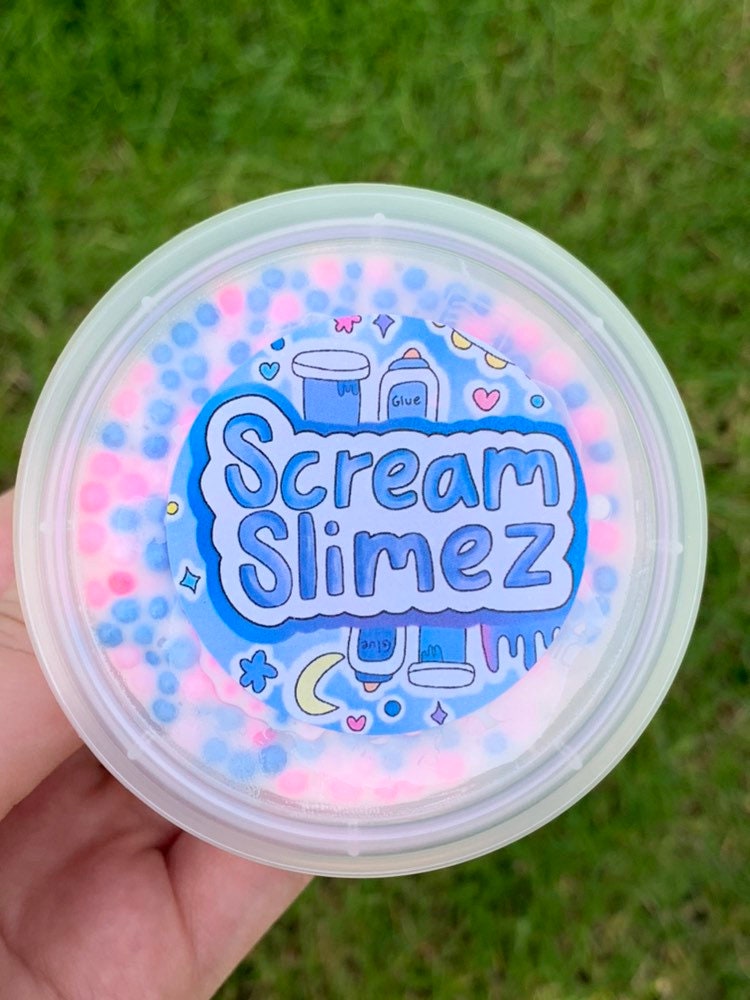 Candy Floss Thick N Glossy Slime uk Seller Etsy