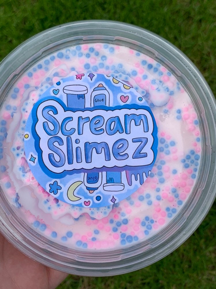 Candy Floss Thick N Glossy Slime uk Seller Etsy