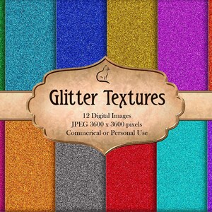 Glitter Textures, Digital Paper, Scrapbook Paper, Backgrounds, Glitter Pattern, Seamless Patterns Seamless Textures, Sparkle Glitter Paper