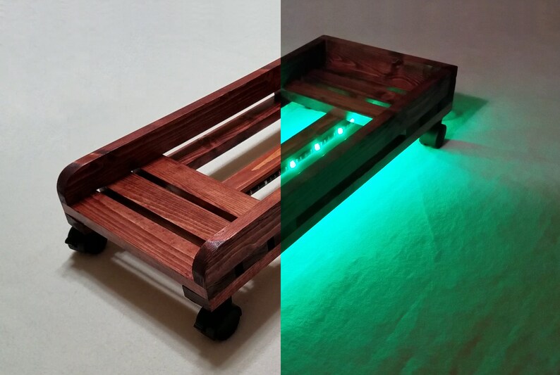 Desktop Computer Tower Pc Case Stand With Led Lighting Image 0