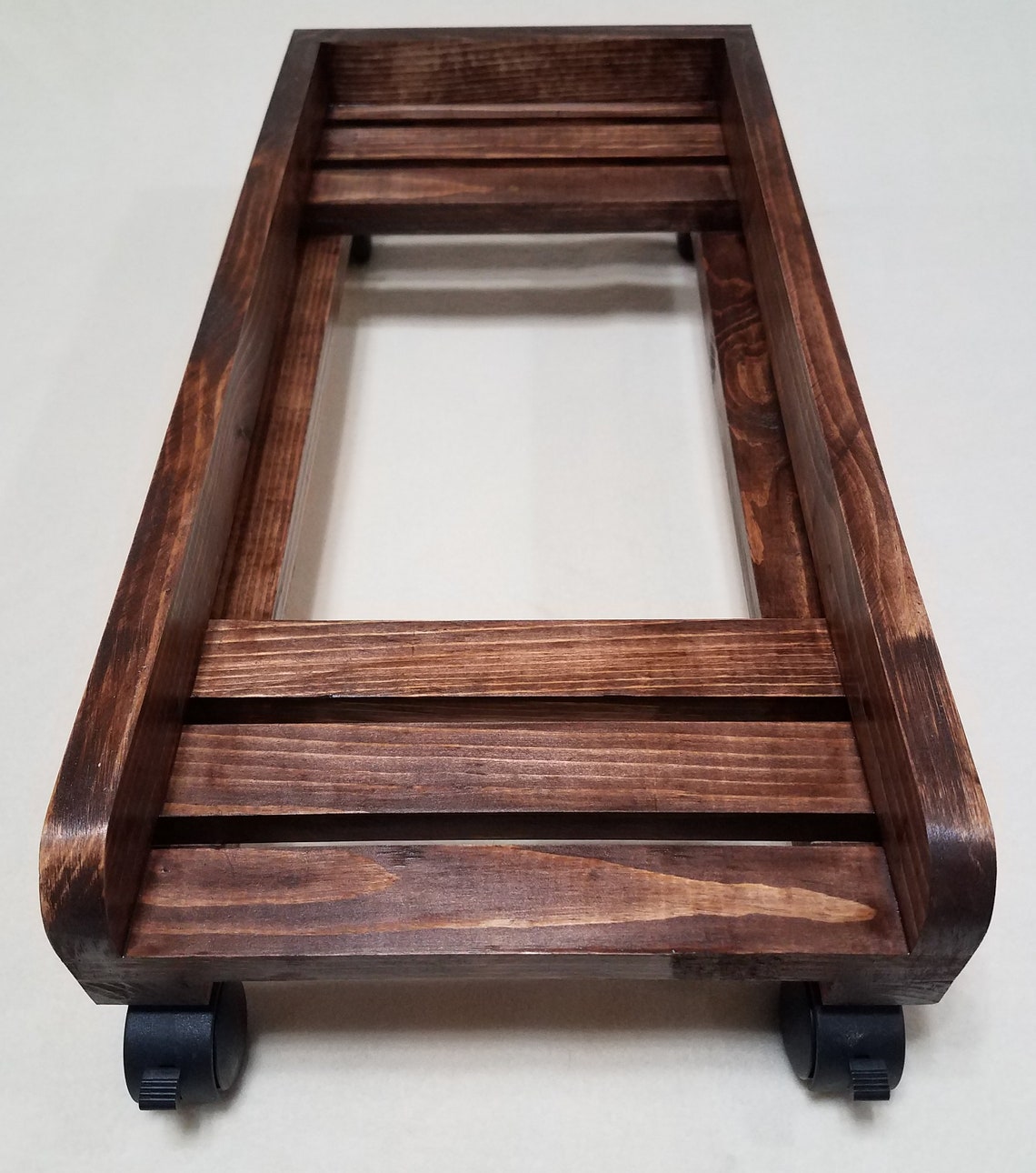 Dark Walnut Gaming PC Case Stand for Desktop Computer Tower Etsy