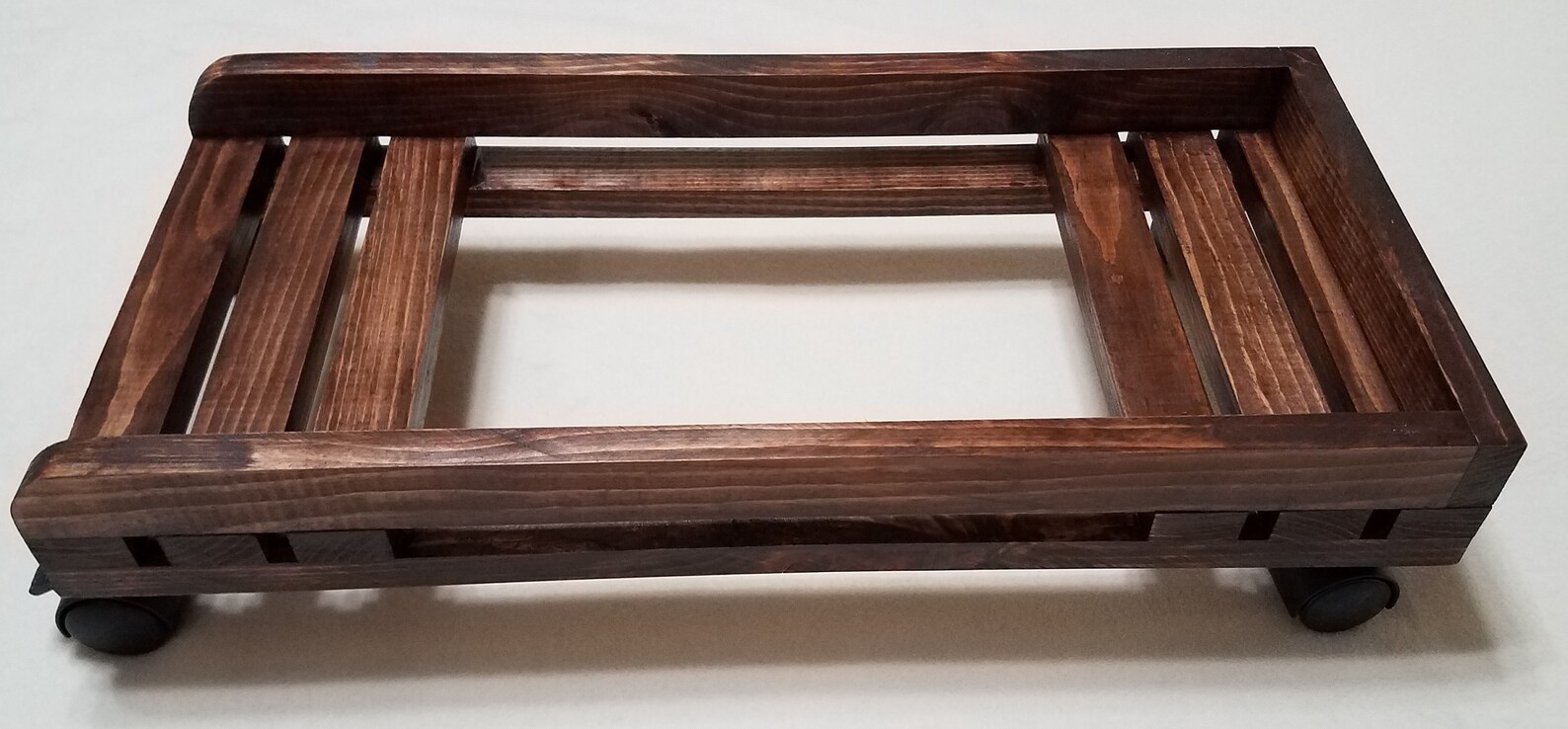 Dark Walnut Gaming PC Case Stand for Desktop Computer Tower Etsy