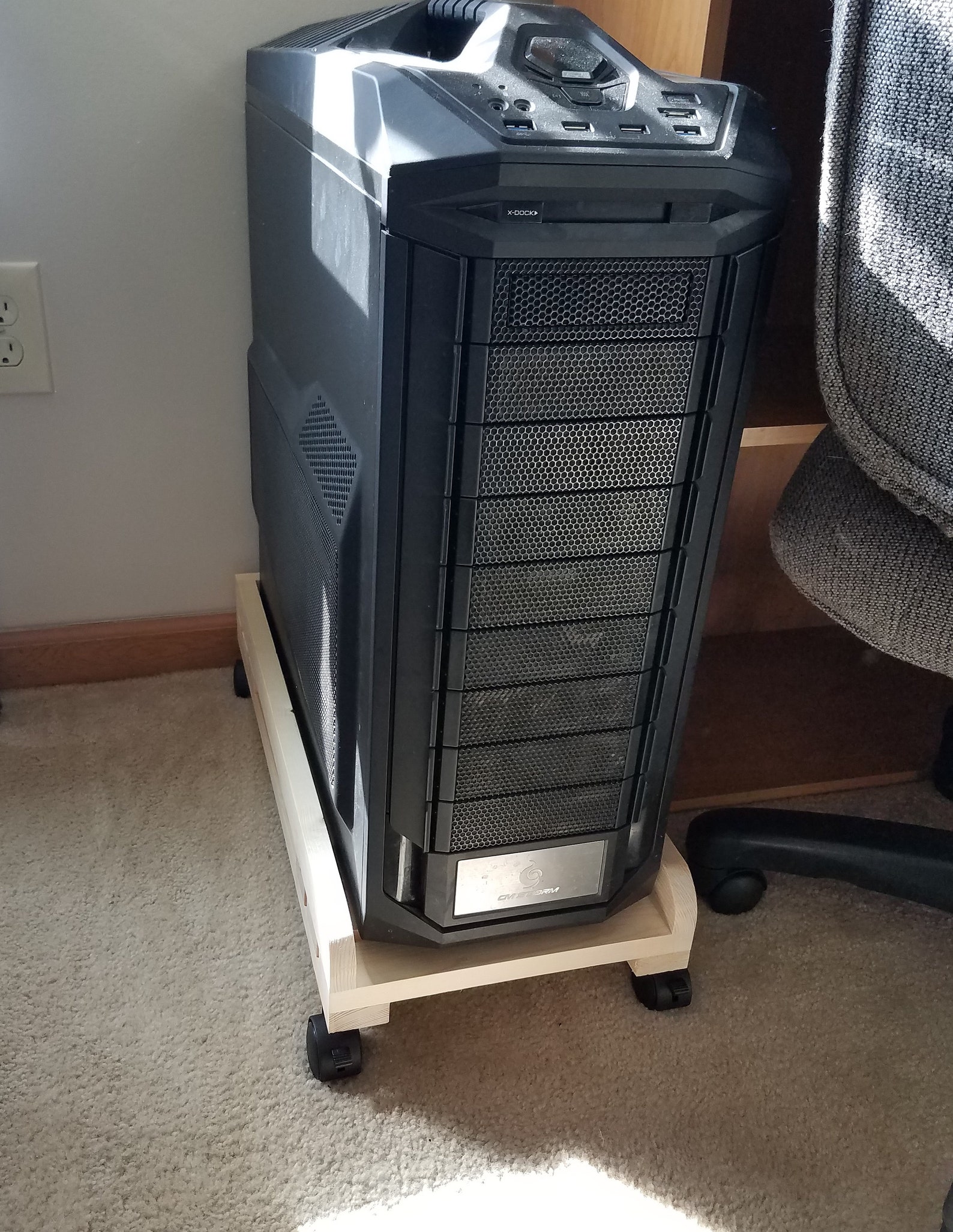 Unstained Gaming PC Case Stand for Desktop Computer Tower Etsy