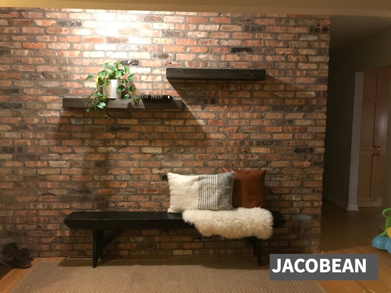 Rustic Wooden Floating Shelves Farmhouse Shelves Reclaimed Etsy Canada