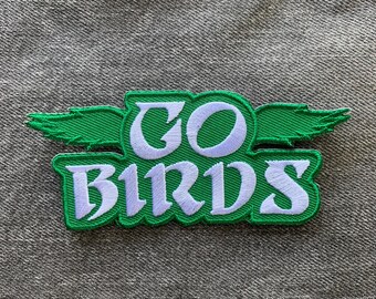 Philadelphia Eagles Iron-On Embroidered Patch – 4.25" X 1.75" – NFL Football