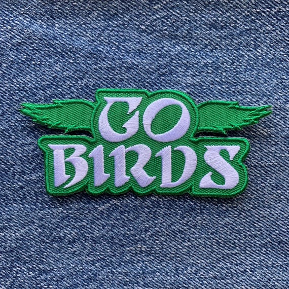 Go Birds - Philadelphia Iron-On Patch - Eagles - Green