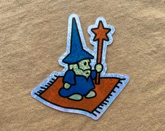 King Gizzard and the Lizard Wizard Sticker - Holographic Stickers - Wizard Sticker - KGLW -KGATLW - 100% Waterproof