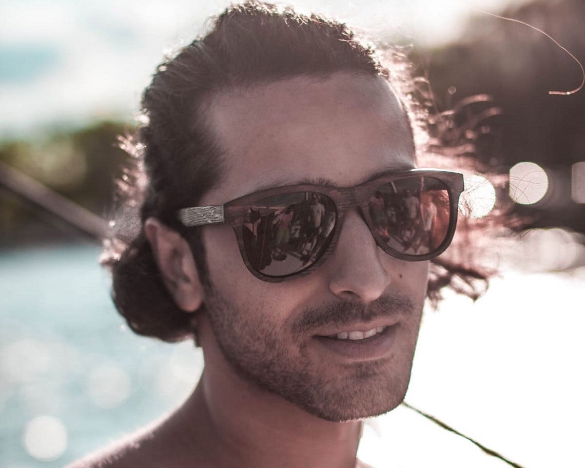 Waggoneer Dark Oak Sunglasses with RX5 Dark Oak Eyeglasses with