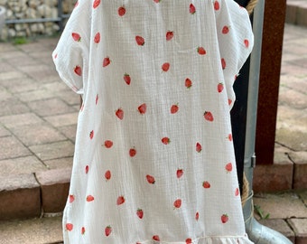 Muslin bath poncho for children