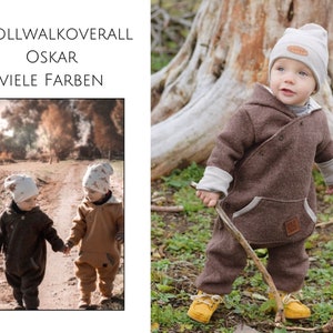 Wool walk overall children many colors