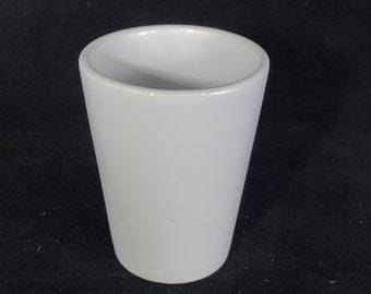 1.5 oz Ceramic Shot Glass - Black – Blank Sublimation Mugs