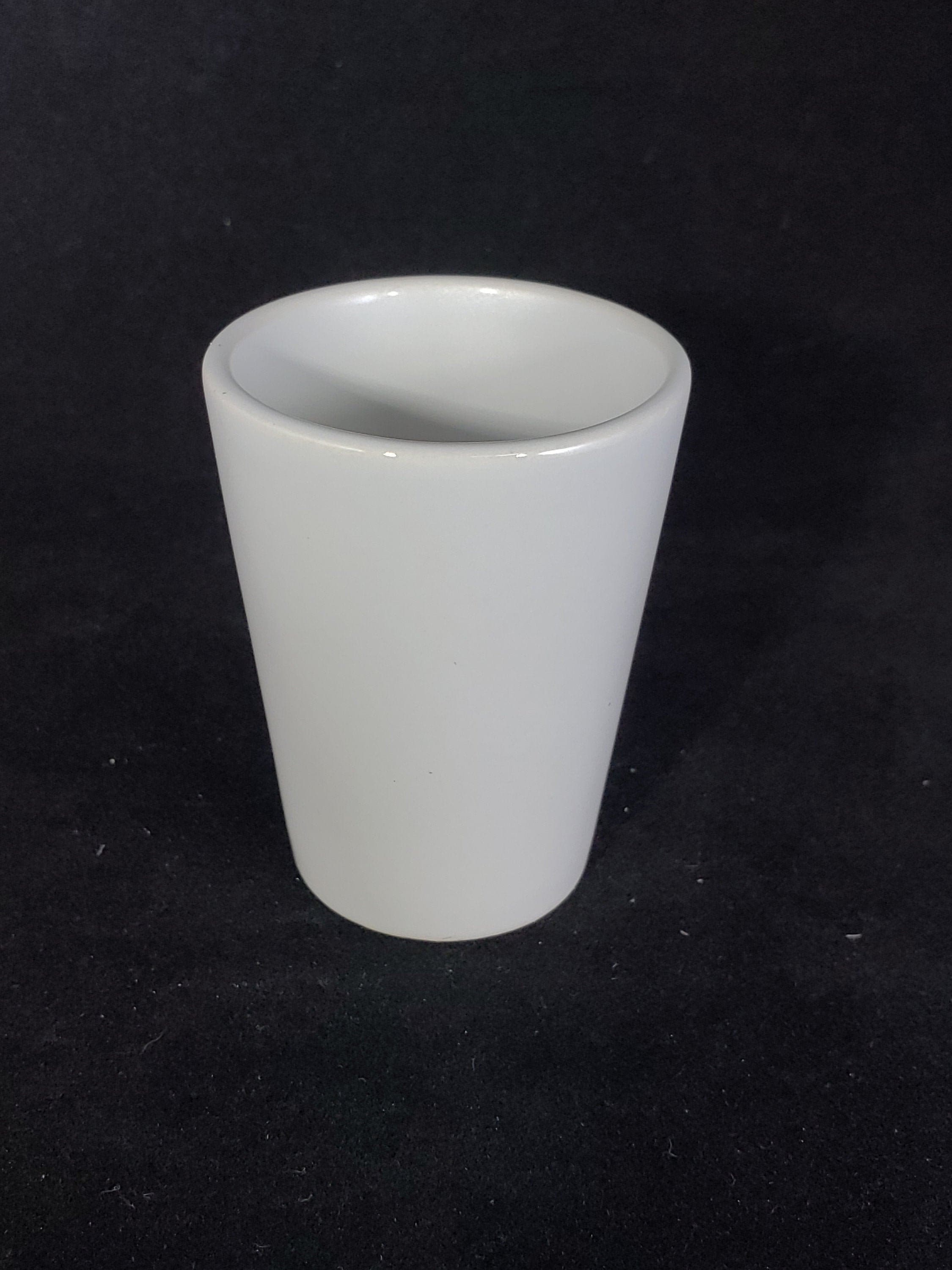 White Ceramic Sublimation Shot Glass - 1.5oz.