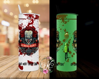 Pennywise Glow in the Dark Skinny Tumbler