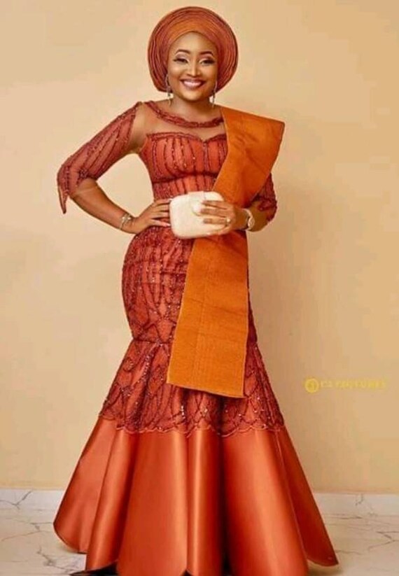 aso oke dress