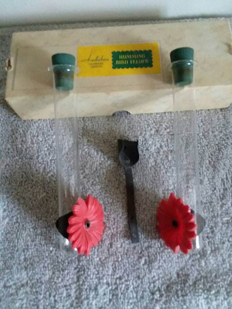 1950s Hummingbird Feeders Original Audubon Box 1951 2 Etsy