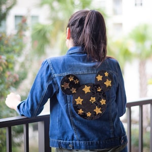 Large Sew On Mickey Mouse Patch, Disney Iron On Patch, Embroidery Patches For Denim Jacket, Patches For Jeans, Patches Set