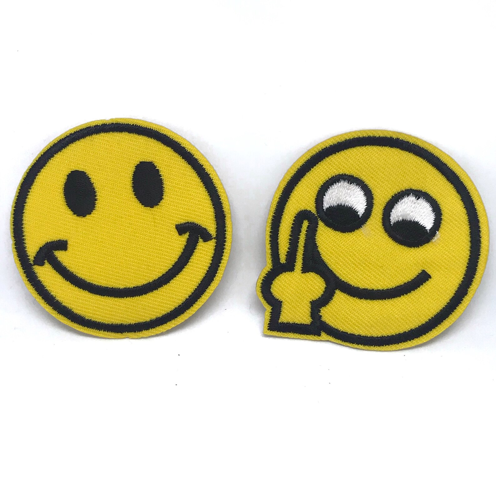 Emoji Patches Iron on Embroidery Patch Ideal Iron on Etsy