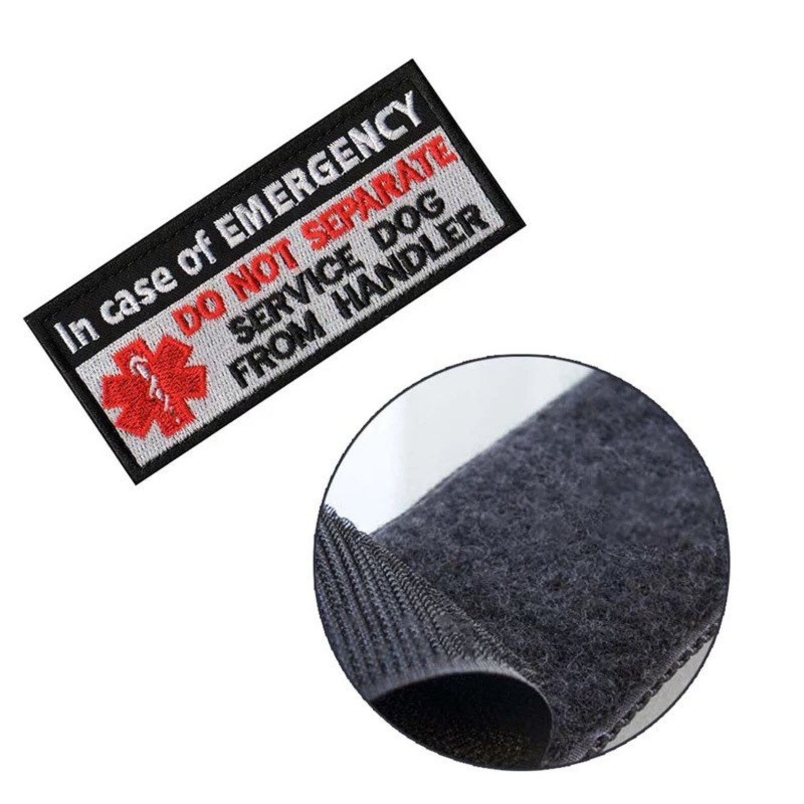 Removable Velcro Service Dog Patch Therapy Dog Velcro Patch Etsy