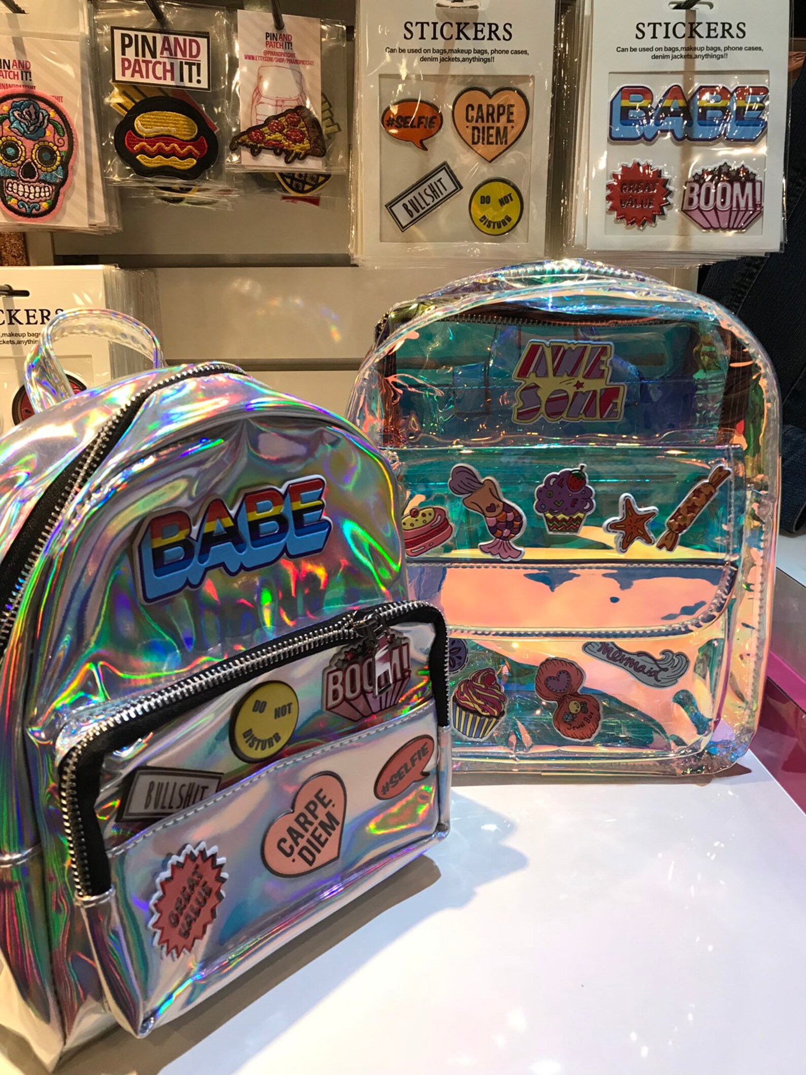 Pu Leather Stickers Set Sticker Pack Korean Stationery Etsy