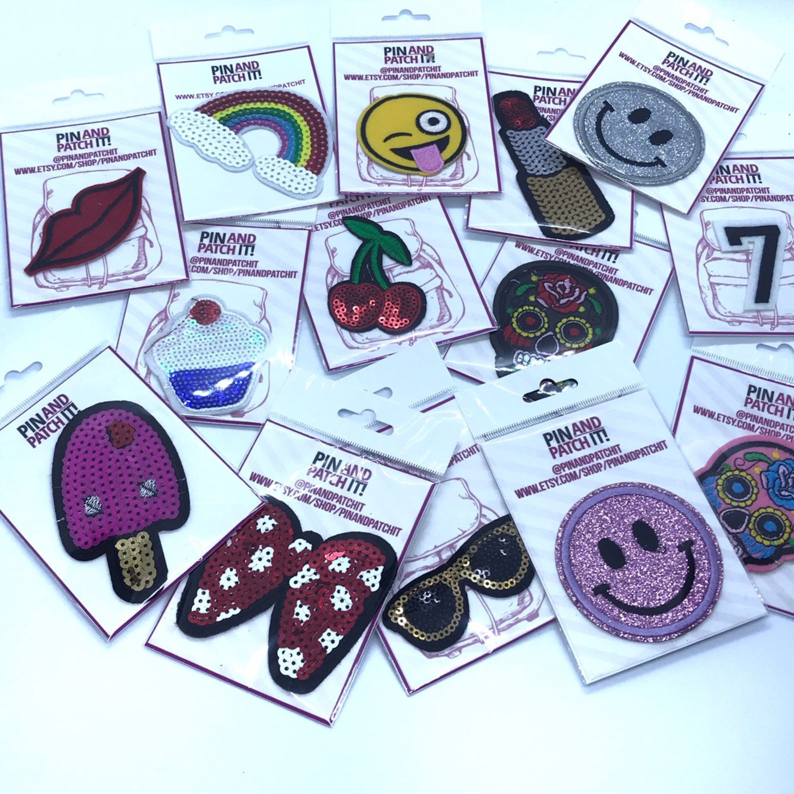 Food Iron on Patches Set Embroidery Patch Patches for Etsy