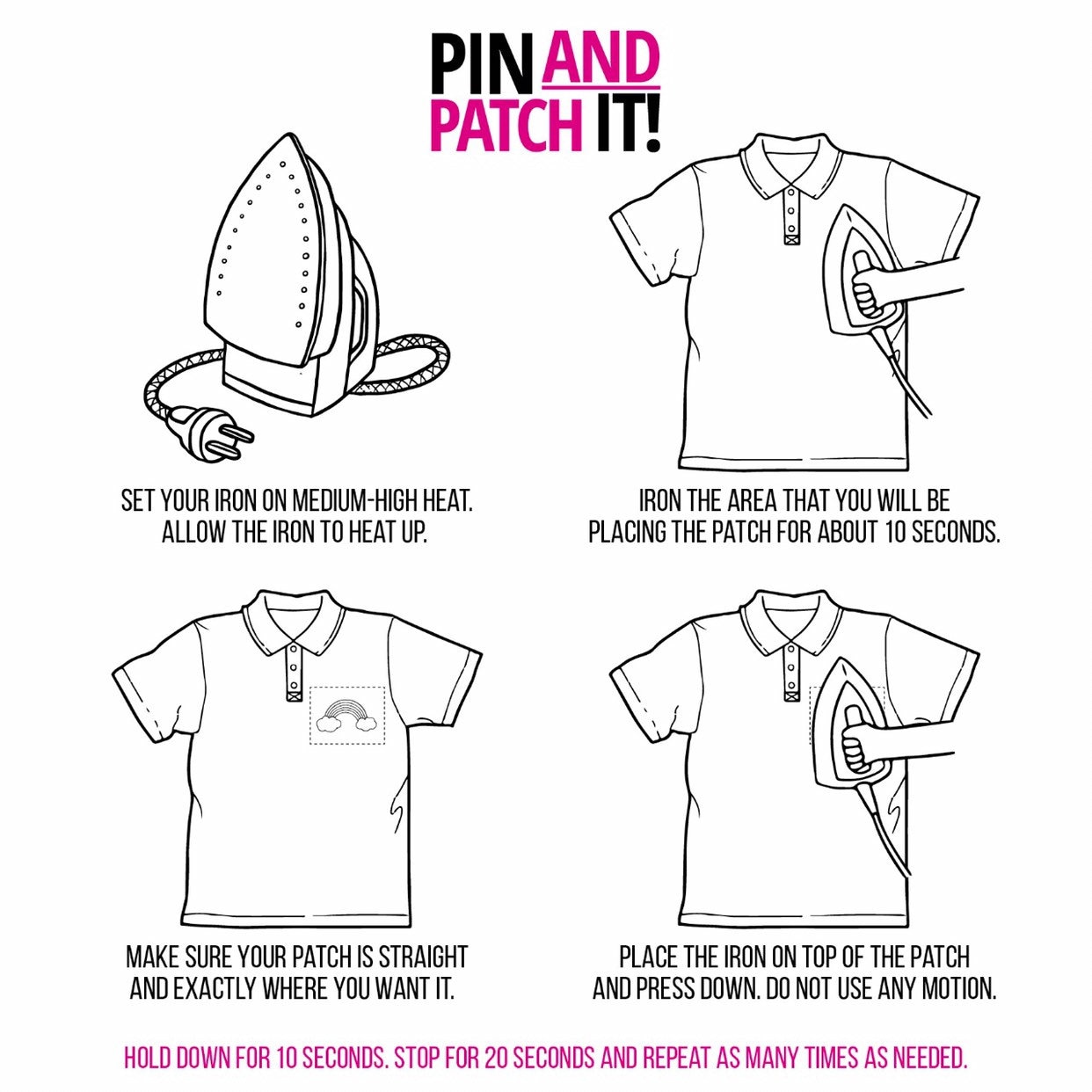 Food Iron on Patches Set Embroidery Patch Patches for Etsy