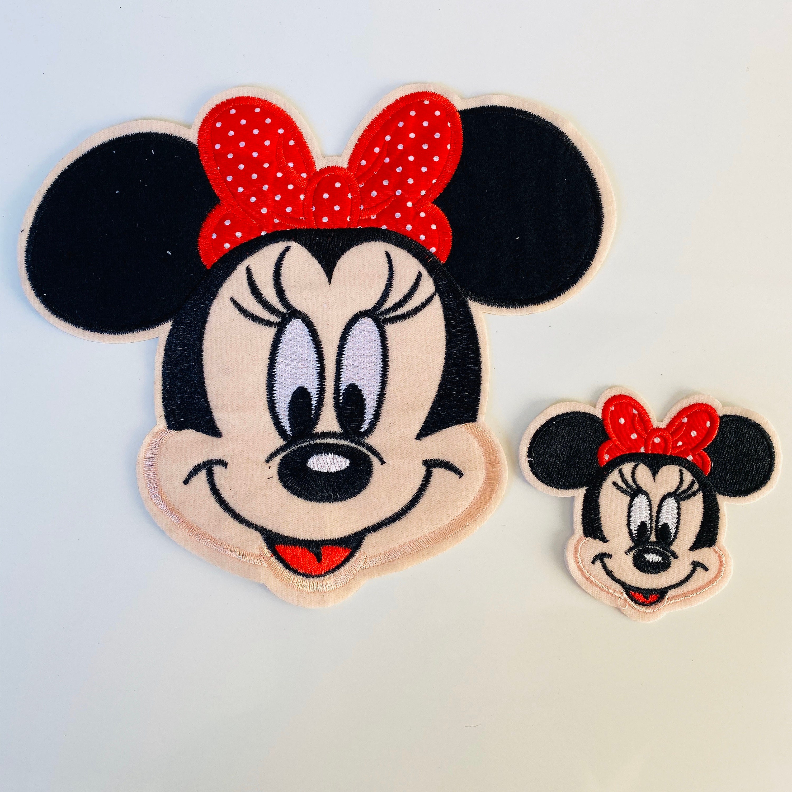 Minnie iron on embroidery patches - Creo Piece