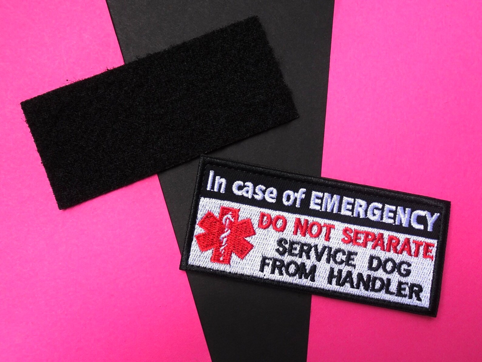 Removable Velcro Service Dog Patch Therapy Dog Velcro Patch Etsy