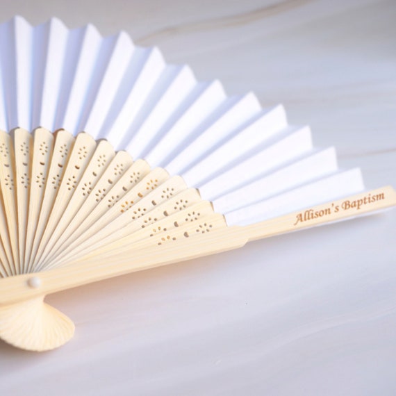 Lot of Custom Hand Fans Wedding Favors for Guests in Bulk