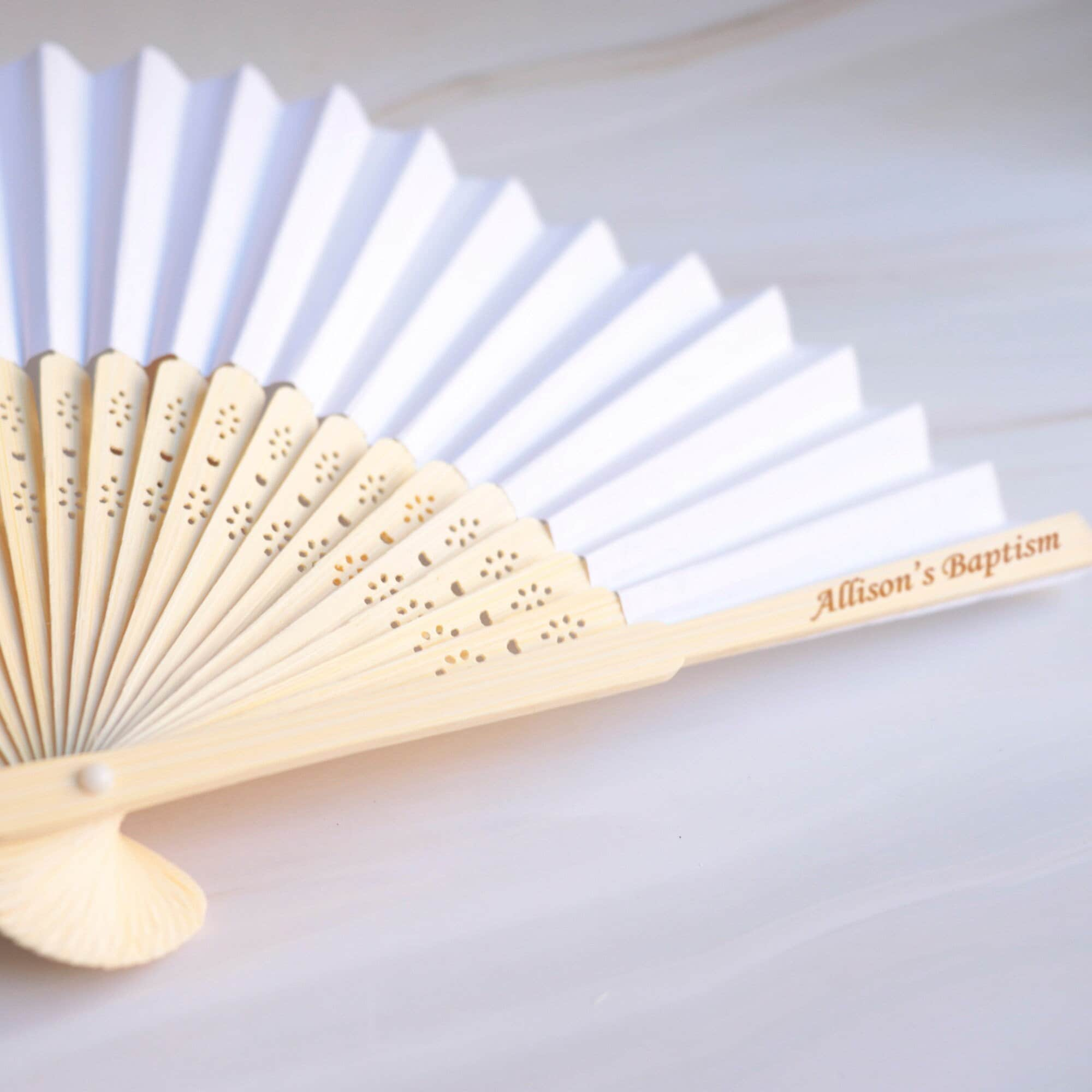 50 Pcs Wedding Fans, Personalized Wedding Fans,custom Wedding