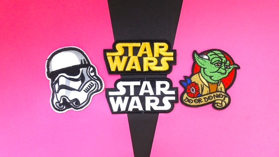 Star Wars Patches, Star Wars Enamel Pin, Iron on Embroidered Star