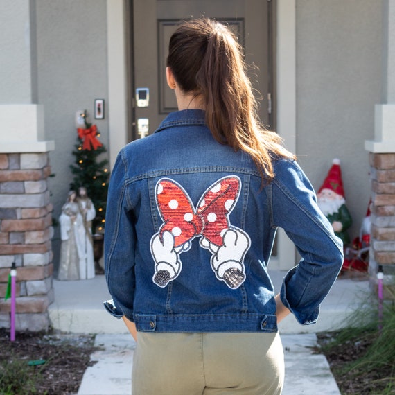 HUGE Minnie Mouse Iron on Patch Disney