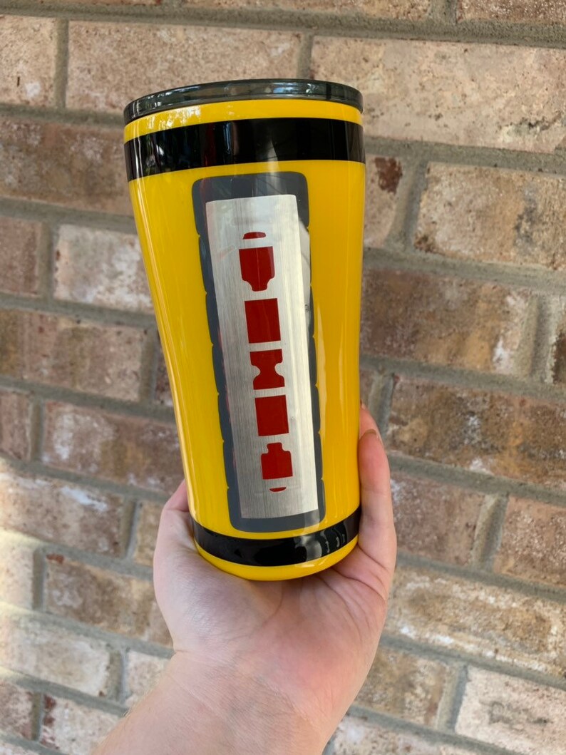 Monsters Inc scare canister Glitter Tumbler Etsy