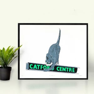 Catford Centre: handgetekende zeefdruk in beperkte oplage