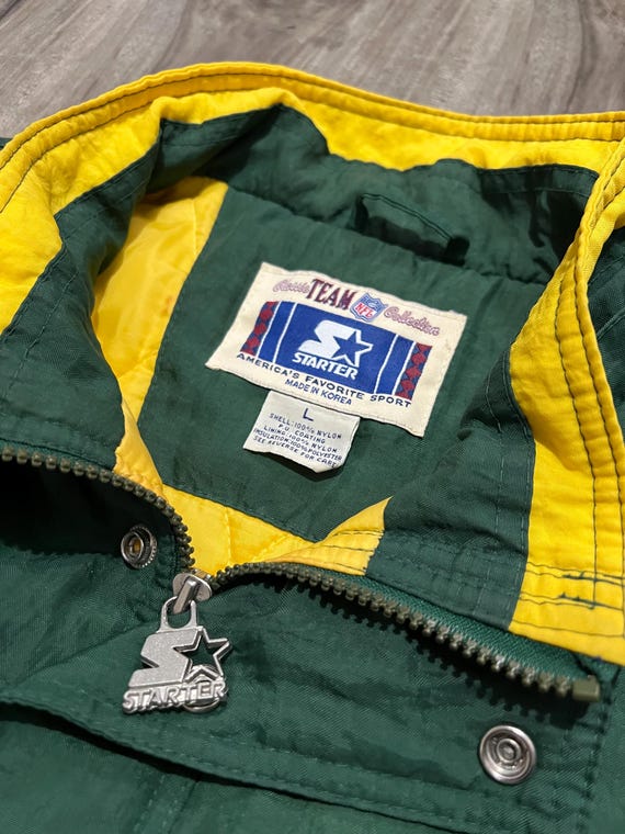 Vintage Starter Green Bay Packers Full Zip Jacket 90s NFL - Etsy