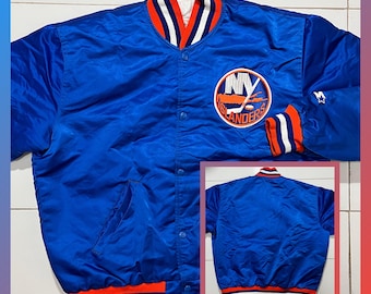 Vintage starter New York Islanders satin bomber jacket NHL 90s