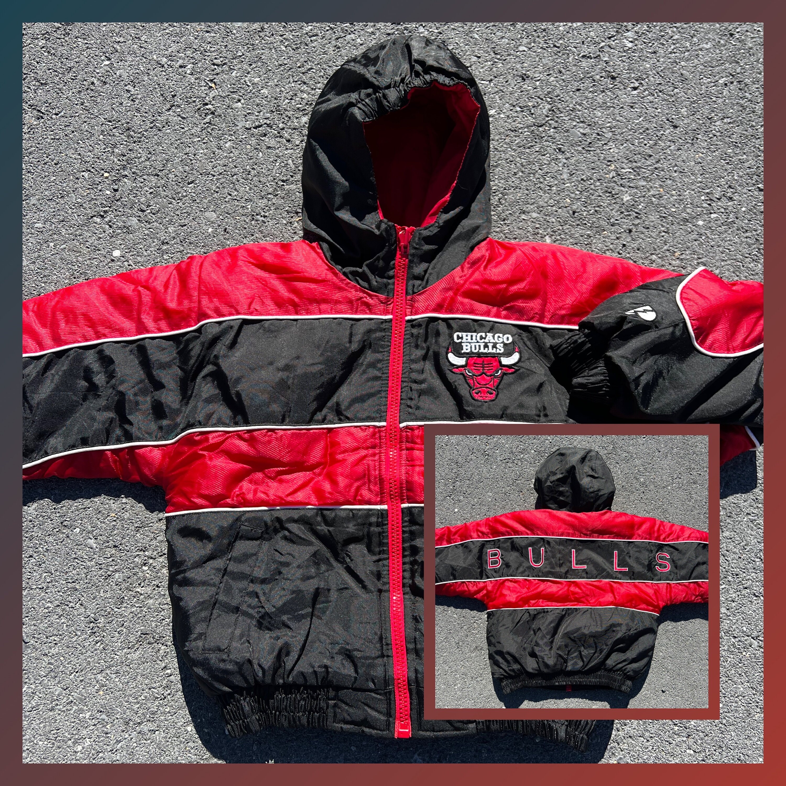 Mitchell & Ness 'Chicago Bulls Warm Up Jacket'シカゴブルズ
