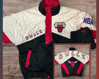 Vintage Pro Player Chicago bulls full zip jacket NBA 90s
