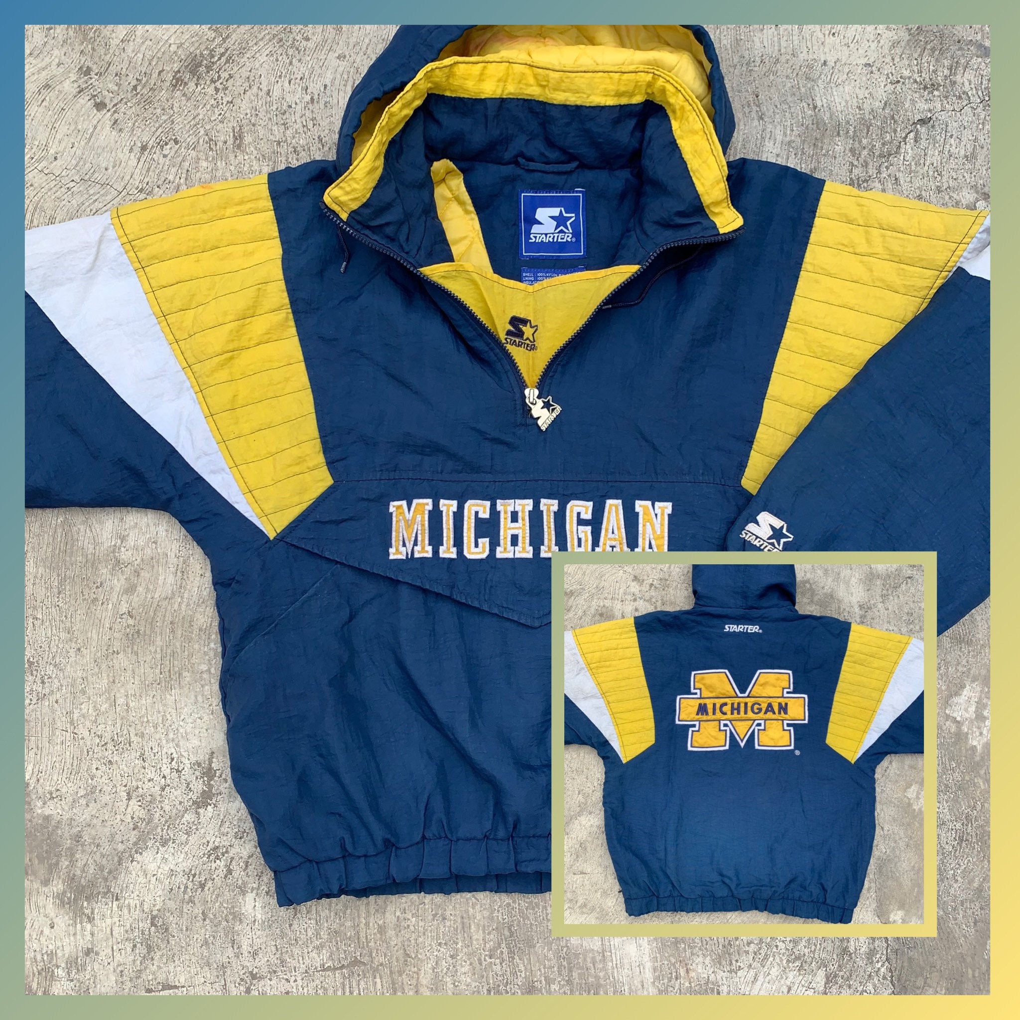 ヴィンテージ　トラックジャケット　L ミシガン州消防署　madeinusa 90s michigan jacket - Etsy 日本