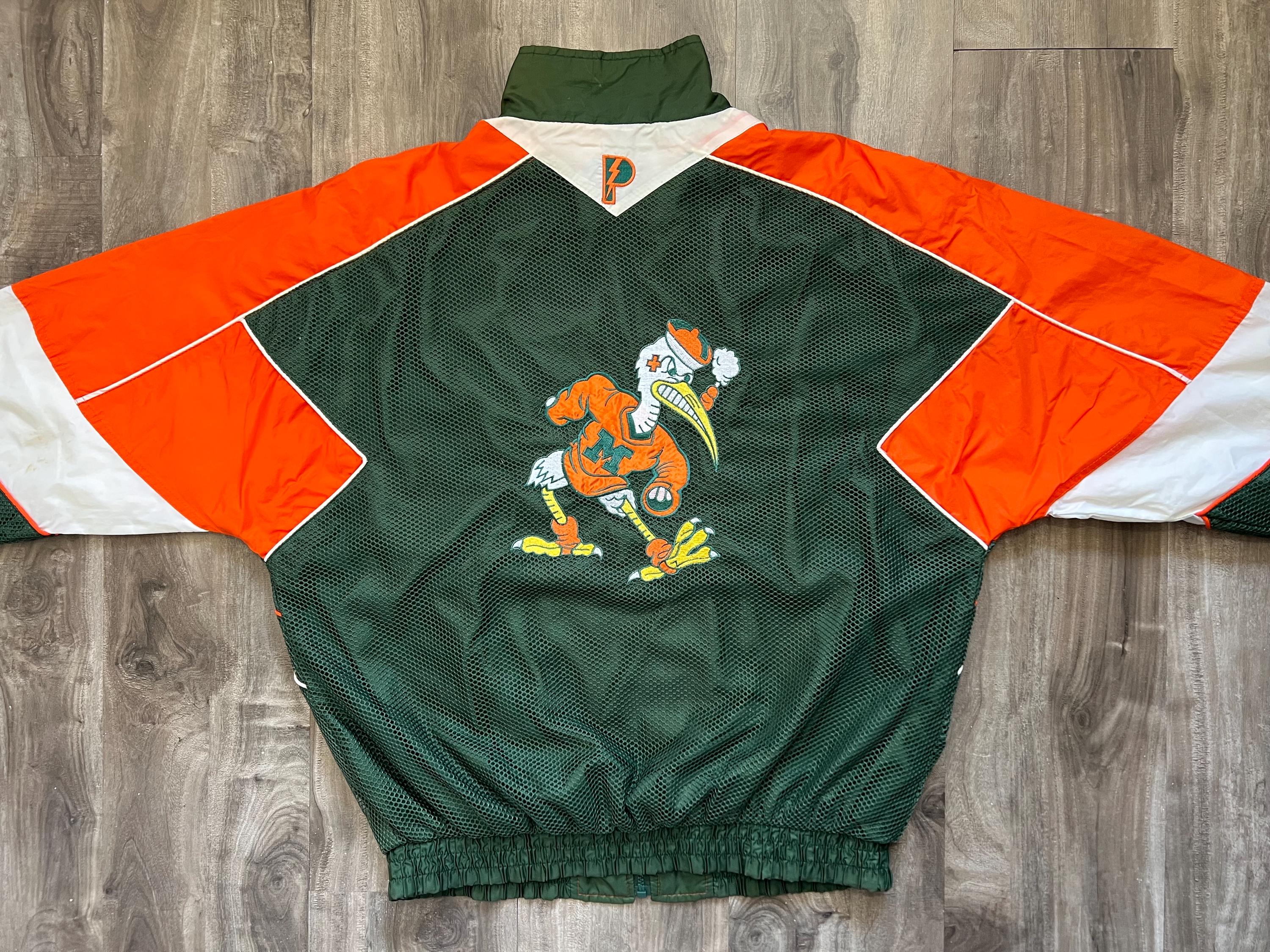Vintage Pro Player Miami Hurricanes Full Zip Jacket 90s Ncaa