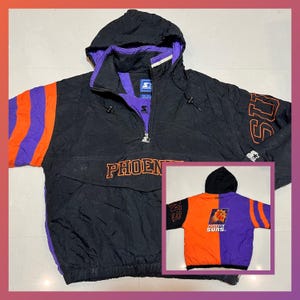Vintage starter Phoenix Suns pullover half zip jacket 90s NBA