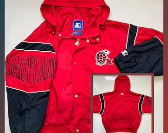 Vintage starter Maryland Terrapins pullover jacket 90s ncaa