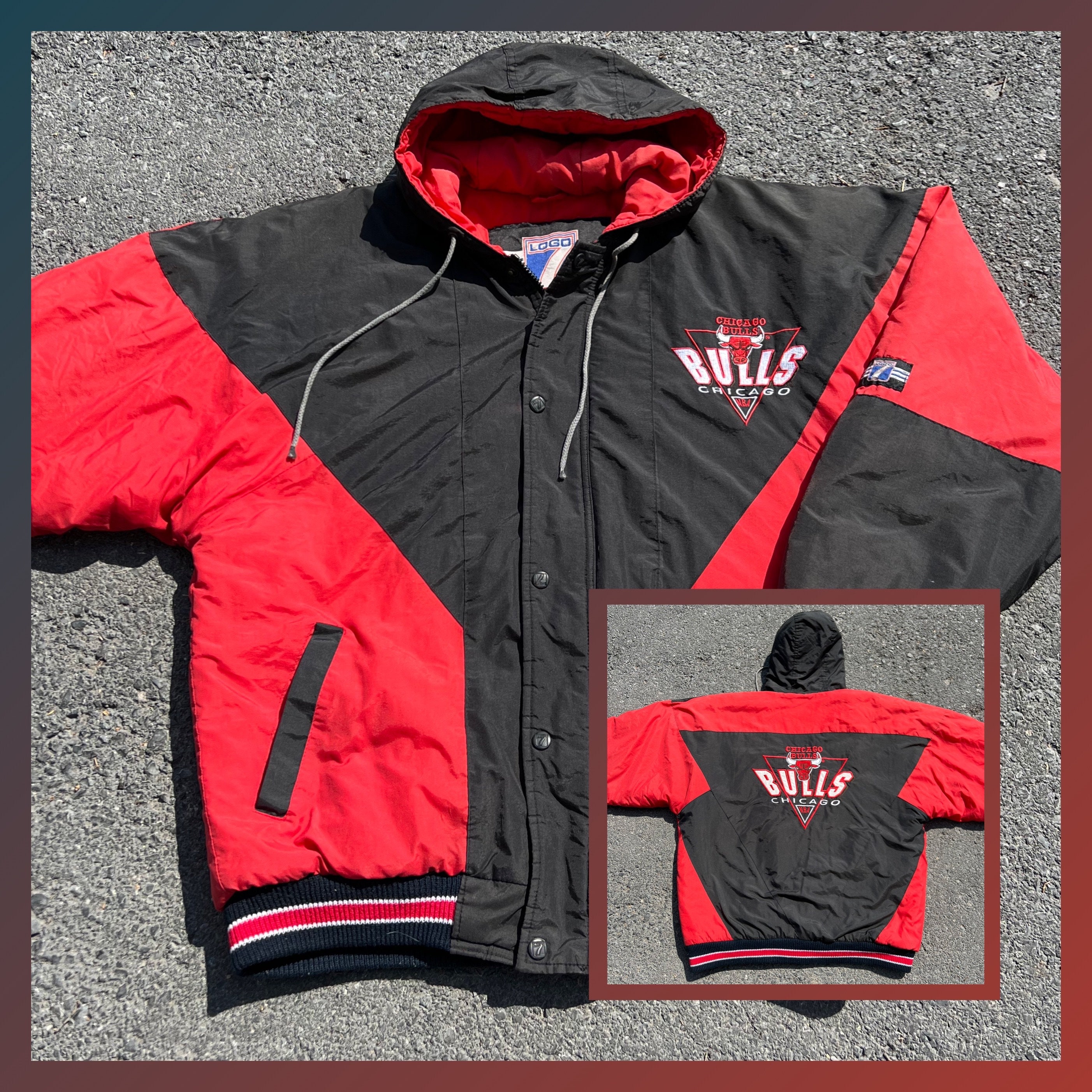 Chicago bulls starter jacket - Etsy 日本