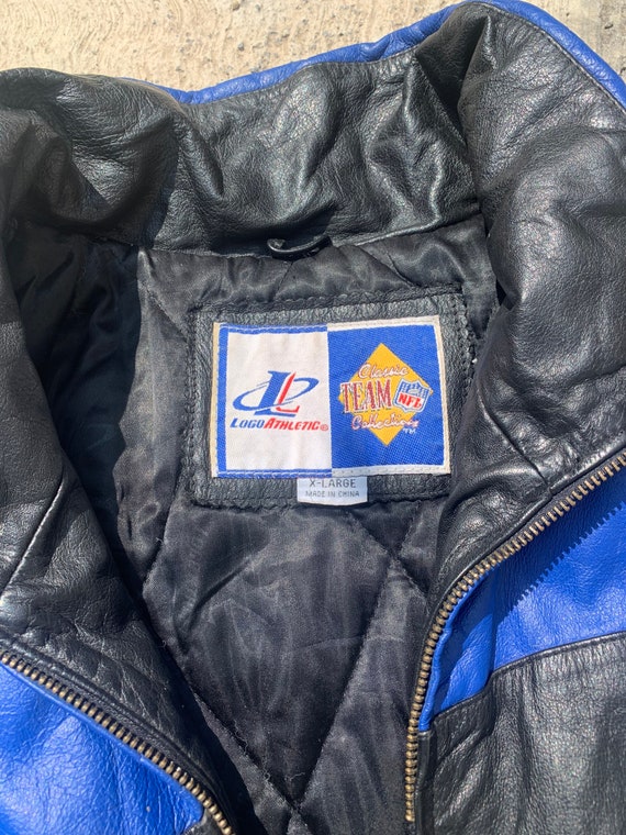 Vintage Logo Athletic Chicago Bulls Leather Jacket Large