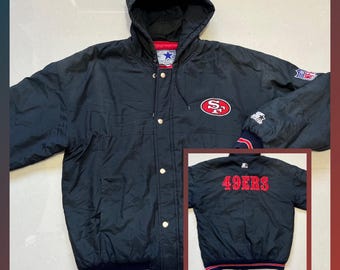 Vintage 90s San Francisco 49ers Niners Starter Half Zipper Jacket