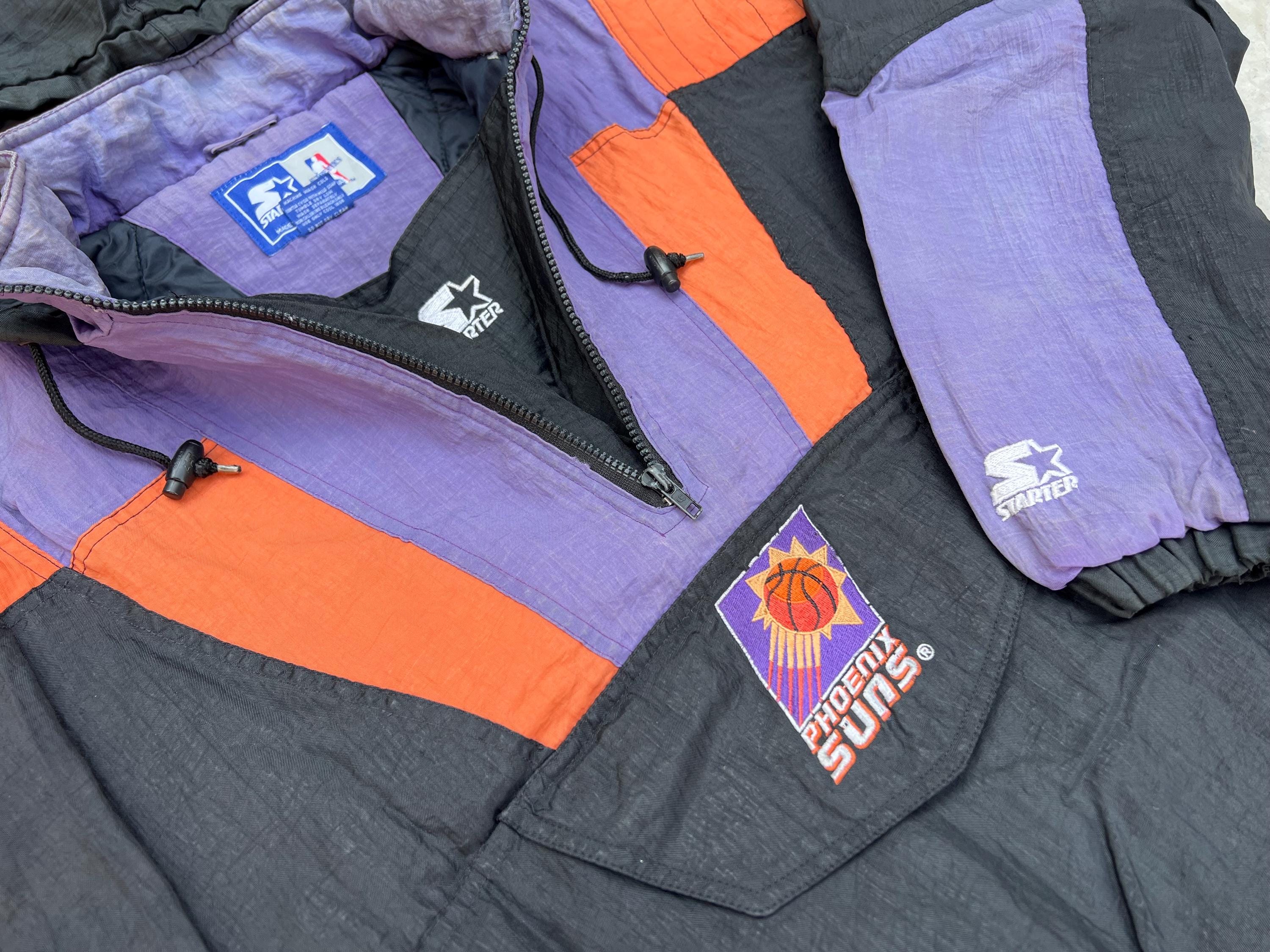 【90s】USA製NBA suns half zip sweat old vintage 90s phoenix suns starter jacket half zipper | eBay