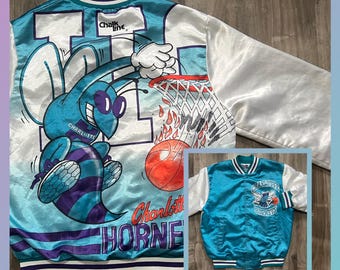 Near Mint Vintage CHALK LINE Charlotte Hornets Signed Rex