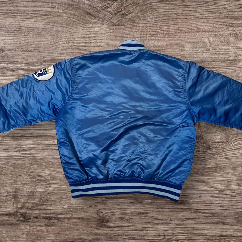 1980's vintage starter Kansas City Royals satin bomber jacket MLB image 11